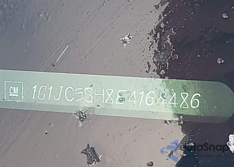 2014 Chevrolet Sonic Lt Auto z USA, uszkodzony, nr VIN 1G1JC5SH8E4164486